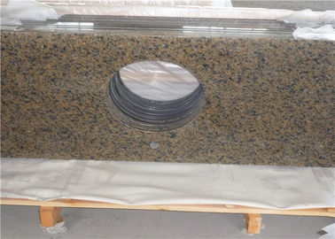 China Schluckloch-Ausschnitt-übersteigt Fertigbadezimmer-Eitelkeit tropischen Brown-Granit fournisseur