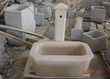 China Sockel-Granit-Wasser-Brunnen, dekorative Garten-Steine kundengebundenes Maß fournisseur