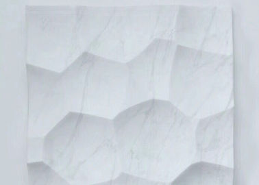 China Schönes Ader-Naturstein-Fliesen-Glockengeläut-weiße Marmorplatte für Hintergrund-Wand-Dekoration fournisseur