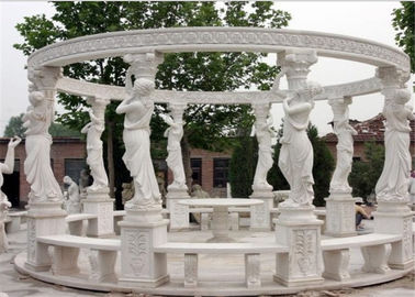 China Dauerhafter dekorativer Landschaftsgestaltungsstein für Hand geschnitzte Marmorgazebos fournisseur