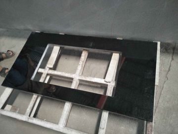 China Absoluter schwarzer Granit Countertop, schwarze Steinvorfabriziertcountertops für Badezimmer fournisseur