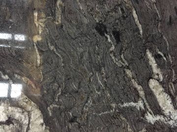 China Vorgeschnittene Gucci-Schwarz-Brasilien-Naturstein-Fliesen-kosmische schwarze Granit-Platten fournisseur