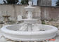 Dekorativer Landschaftsgestaltungsluxusstein für Landhaus-Garten-Hand geschnitzten weißen Marmorbrunnen fournisseur
