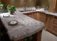Kundengebundene fantastischer weißer Quarz Fertigsteincountertops für Küchenschrank fournisseur