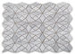 Kaleidoskop-Mosaik-Badezimmer-Fliesen, abgezogene Steinmosaikfußboden-Fliese fournisseur