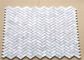 Dauerhafte Mosaik-Küchen-Wand-Fliesen, Marmorfliese des fischgrätenmuster-30x30 fournisseur